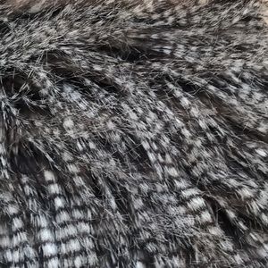 Grey faux fur blanket with lining 50x60”